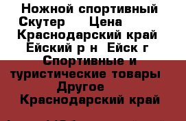 Ножной спортивный Скутер . › Цена ­ 800 - Краснодарский край, Ейский р-н, Ейск г. Спортивные и туристические товары » Другое   . Краснодарский край